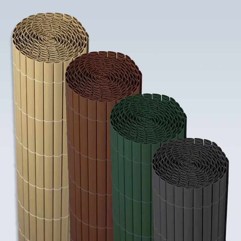 Valla de protección de bambú de PVC artificial